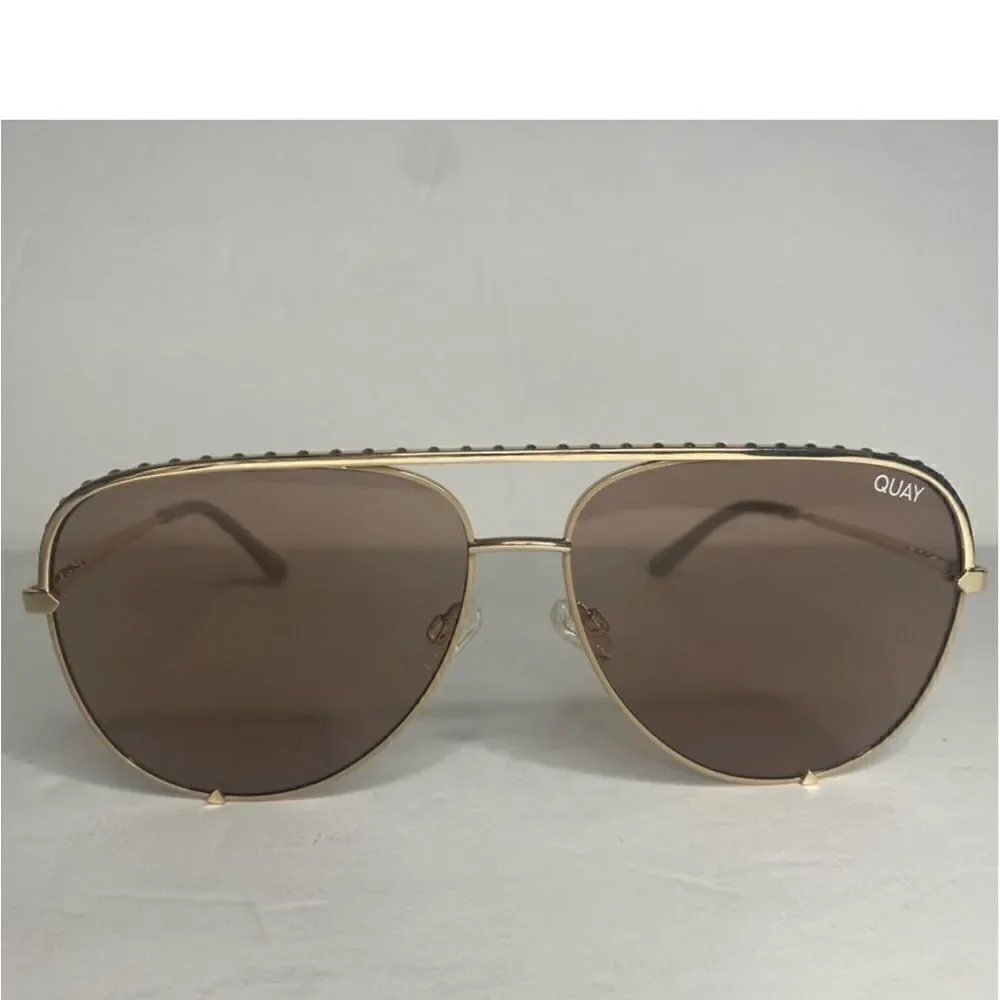 NWT Quay Australia High Key Rivet Sunglasses